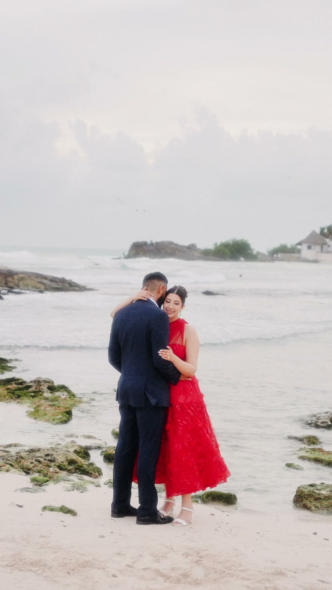 Beach Wedding Couple Portrait Cinematography, wedding cinematography near Guildford