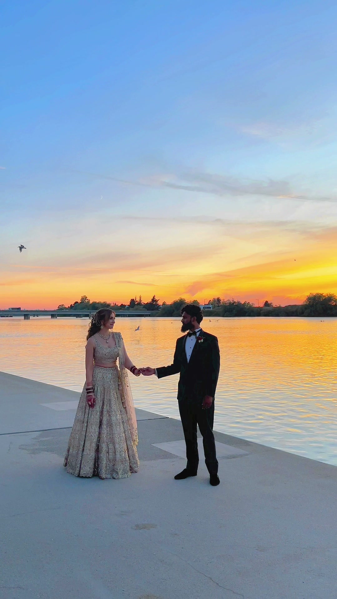 Wedding Sunset at Golden Lake, Cinematography Vancouver, wedding cinematography near Guildford